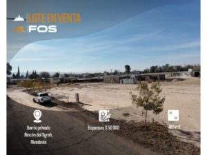 lote en rivadavia